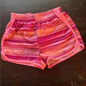 Champion Pink and Orange Striped Shorts